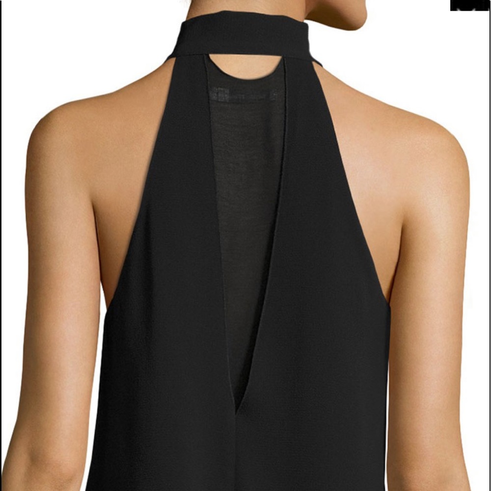 Bishop + Young Tie Neck Top - Black - Picture 2 of 7
